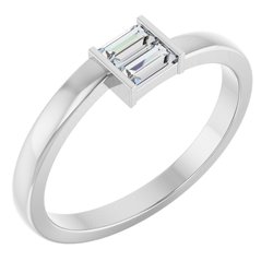 72131 / Neosadený / Sterling Silver / 2-Stone, 4X2 Mm / Poliert / Engravable Family Ring Mounting